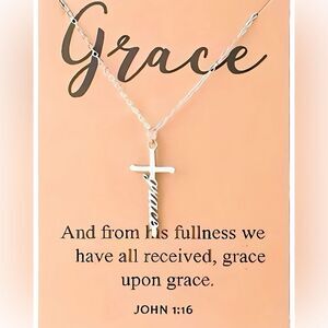 NWT GORGEOUSLY DELICATE STAINLESS STEEL GRACE NECKLACE OTHER STYLES AVAILABLE